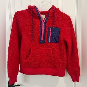 SOLD - J. Crew Vintage Red Fleece